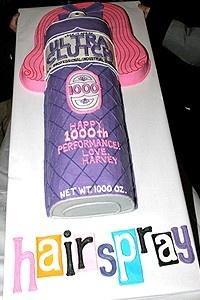 Hairspray 1000th Perf - cake