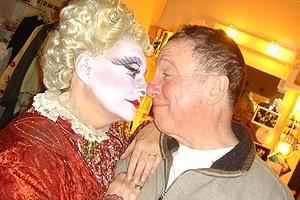 Backstage at Wicked (2/05) - Carole Shelley - George Hearn