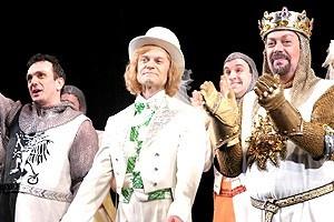 Spamalot Opening - Hank Azarai - David Hyde Pierce - Hank Azaria