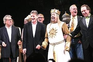 Spamalot Opening - Tim Curry - Monty Python Men
