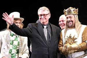 Spamalot Opening - David Hyde Pierce - Mike Nichols - Tim Curry