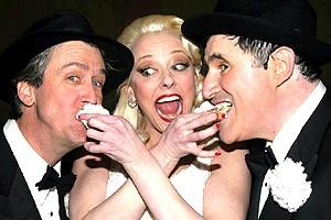 Producers Turns Four - Alan Ruck - Angie Schworer - Richard Kind (bite)