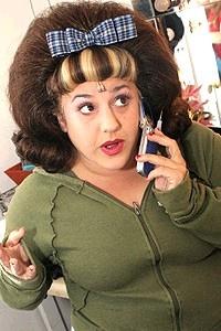 Marissa Jaret Winokur Back at Hairspray - cell phone