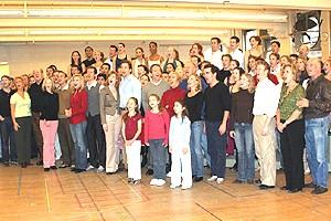 White Christmas Press Event 2005 - full casts