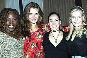 Brooke Shields Chicago Farewell Party - Michelle M. Robinson - Brooke Shields - Gabriela Garcia - Bryn Dowling