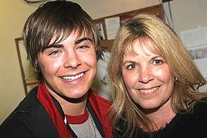 Zac Efron at Avenue Q - Zac Efron - (mom) Starla 