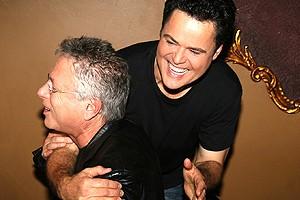 Photo Op - Alan Menken Preps Donny Osmond for Beauty and the Beast - Donny Osmond - Alan Menken (laughing)