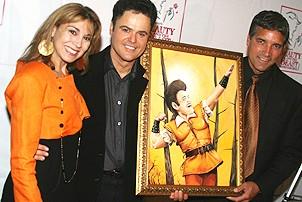 Photo Op - Donny Osmond Portrait at Tonys DiNapoli - Valerie Smalderone - Donny Osmond - Bruce Dimpflmaier