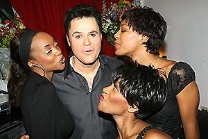 Photo Op - Donny Osmond Portrait at Tonys DiNapoli - Donny Osmond - the Dynamite girls of Hairspray