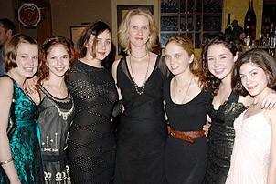 Photo Op - Jean Brodie Opening Night - Betsy Hogg - Emily Bicks - Zoe Kazan - Cynthia Nixon - Halley Wegryn Gross - Sarah Steele - Caity Quinn