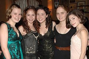 Photo Op - Jean Brodie Opening Night - Betsy Hogg - Emily Bicks - Sarah Steele - Halley Wegryn Gross - Caity Quinn