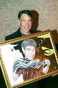 Photo Op - Stephen Schwartz Portrait at Tony's DiNapoli - Stephen Schwartz (with portrait)