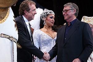 Photo Op - Spamalot opens in Las Vegas - cc - Eric Idle - Nikki Crawford - Mike Nichols