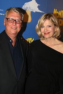 Photo Op - Spamalot opens in Las Vegas - Mike Nichols - Diane Sawyer