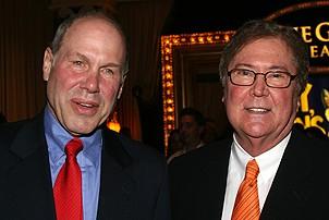 Photo Op - Spamalot opens in Las Vegas - Michael Eisner - Bob Boyett
