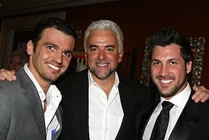 Photo Op - Spamalot opens in Las Vegas - Tony DoVolani - John O'Hurley - Maksim Chmerkovskiy
