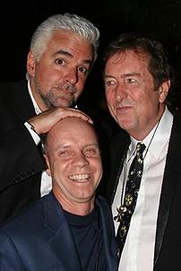 Photo Op - Spamalot opens in Las Vegas - John O'Hurley - Eric Idle - Scott Hamilton
