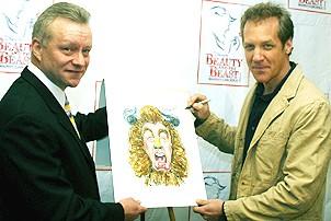 Photo Op - Beauty and the Beast 13th Anniversary reunion - Max Klimavicius - Steve Blanchard