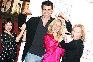 Photo Op - Beauty and the Beast 13th Anniversary reunion - Linda Talcott - Burke Moses - Paige Price - Sarah Solie
