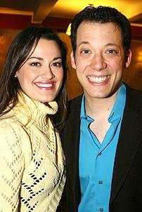 Photo Op - Beauty and the Beast 13th Anniversary reunion - Ashley Brown - John Tartaglia