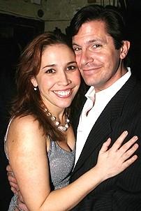 Photo Op - Beauty and the Beast 13th Anniversary reunion - Andrea Burns - Peter Flynn