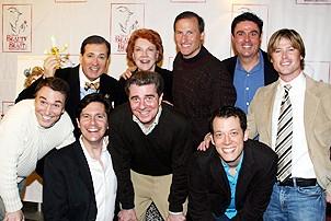 Photo Op - Beauty and the Beast 13th Anniversary reunion - Beth Fowler - men who played Lumiere