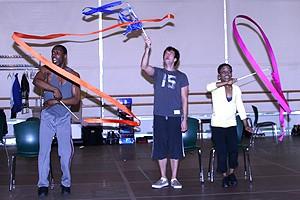 Photo Op - Xanadu press preview - Andre Ward - Curtis Holbrook - Kenita R. Miller