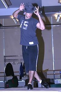 Photo Op - Xanadu press preview - Curtis Holbrook - pose