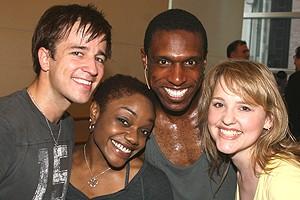 Photo Op - Xanadu press preview - Curtis Holbrook - Kenita R. Miller - Andre Ward - Anika Larsen