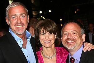 Photo Op - Hairspray movie premiere in New York - Scott Wittman - Margo Lion - Marc Shaiman