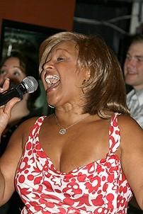 Photo Op - Darlene Love Birthday at Ellen's Stardust Diner - Darlene Love - singing 2
