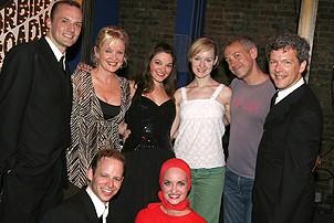 Photo Op - Christine Ebersole at Forbidden Broadway - Bill Selby - Christine Ebersole - Erin Crosby - Erin Davie - Scott Frankel - David Caldwell - James Donegan - Janet Dickinson