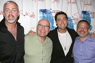 Photo Op - Lance Bass Opens in Hairspray on 5th Anniversary - Scott Wittman - Jack O'Brien - Lance Bass - Marc Shaiman