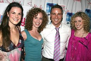 Photo Op - Lance Bass Opens in Hairspray on 5th Anniversary - Leslie McDonel - Lindsay Chambers - Bryan West - Caissie Levy