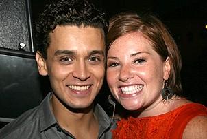 Photo Op - Lance Bass Opens in Hairspray on 5th Anniversary - Michael Longoria - Shannon Durig
