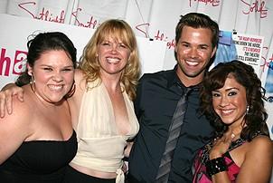 Photo Op - Lance Bass Opens in Hairspray on 5th Anniversary - Michelle Dowdy - Leah Hocking - Andrew Rannells - Diana DeGarmo