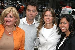 Photo Op - Lance Bass at NASDAQ - Charlotte St. Martin - Lance Bass - Lori Raimondo - Maribel Aber