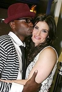 Photo Op - Idina Menzel at Madison Square Garden - Taye Diggs - Idina Menzel - 2