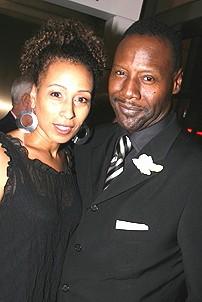 Photo Op - Mauritius opening - Tamara Tunie - (husband) Gregory Generet