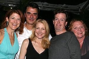 Photo Op - Mauritius opening - Victoria Clark - Chris Noth - Patricia Clarkson - Dylan Baker - Becky Ann Baker