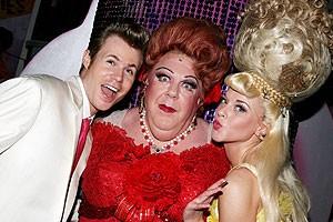 Photo Op - George Wendt in Hairspray - Ashley Parker Angel - George Wendt - Ashley Spencer