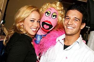 Photo Op - Sabrina Bryan at Avenue Q - Sabrina Bryan - Lucy the Slut - Mark Ballas