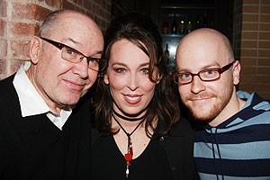 Photo Op - Hairspray holiday party 2007 - Jack O'Brien - Susan Mosher - Benjamin Endsley Klein
