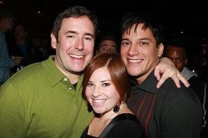 Photo Op - Hairspray holiday party 2007 - Matt Lenz - Shannon Durig - Nicholas Rodriguez