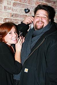 Photo Op - Hairspray holiday party 2007 - Shannon Durig - Chris March
