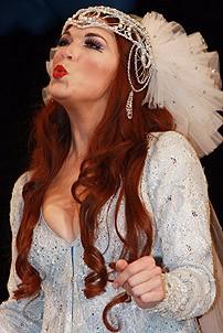 Clay Aiken opens in Spamalot - cc - Hannah Waddingham - 2 