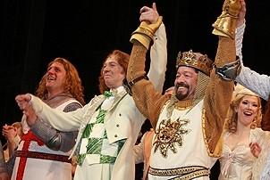 Clay Aiken opens in Spamalot - cc -Christopher Sieber - Clay Aikens - Jonathan Hadary
