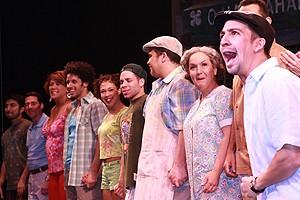 Broadway In the Heights Opening - Lin-Manuel Miranda - cast (c.c.)
