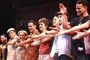 Broadway In the Heights Opening - final curtain call