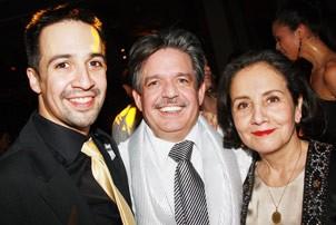 Broadway In the Heights Opening - Lin-Manuel  Miranda - parents
